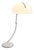 White Serpente Floor Lamp by Elio Martinelli for Martinelli Luce, 1970s For Sale