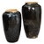 Ceramic Tall Vintage Black Earthenware Jar, 1920s For Sale - Image 7 of 8
