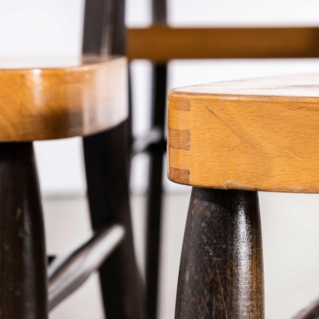 1970s Saddle Back Dining Chairs, 1970s, Set of 6 For Sale - Image 5 of 17