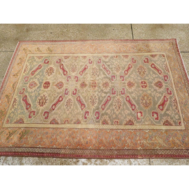 Olive Galerie Shabab Collection Mid-20th Century Turkish Sivas Rug For Sale - Image 8 of 9