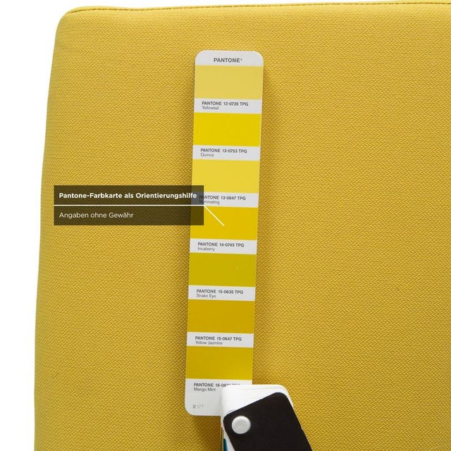 Variable Kneeling Chair in Ash and Yellow Fabric by Peter Opsvik for Varier For Sale - Image 5 of 11