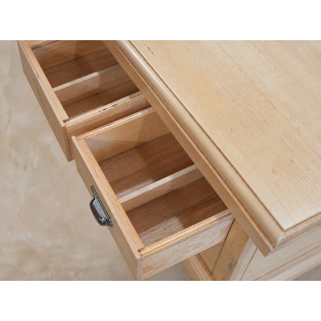 Farmhouse Vintage Apothecary-Kitchen-Island | 6-Drawer Card Catalog Style, Counter Height For Sale - Image 3 of 4