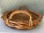 Tan Vintage 1900s Large Natural Wicker Oval Shaped Basket With Handles For Sale - Image 8 of 11