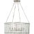 Traditional Carrier & Company for Visual Comfort Signature Cadence Large Chandelier in Polished Nickel with Antique Mirror For Sale - Image 3 of 4