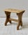 Vintage Natural Pine Primitive / Farmhouse Stool, Circa 1920s For Sale - Image 4 of 13