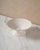 Lostine Medium Handcrafted Ceramic Pedestal Bowl by NPage Studio X Lostine in Salt White For Sale - Image 4 of 9