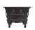 Early 20th Century Dark Brown Antique Coffer Table with Two Drawers For Sale - Image 10 of 10
