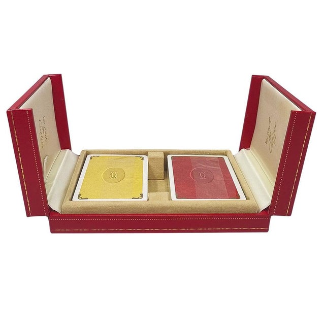 Vintage Playing Cards Box from Cartier, 1970s For Sale - Image 9 of 9