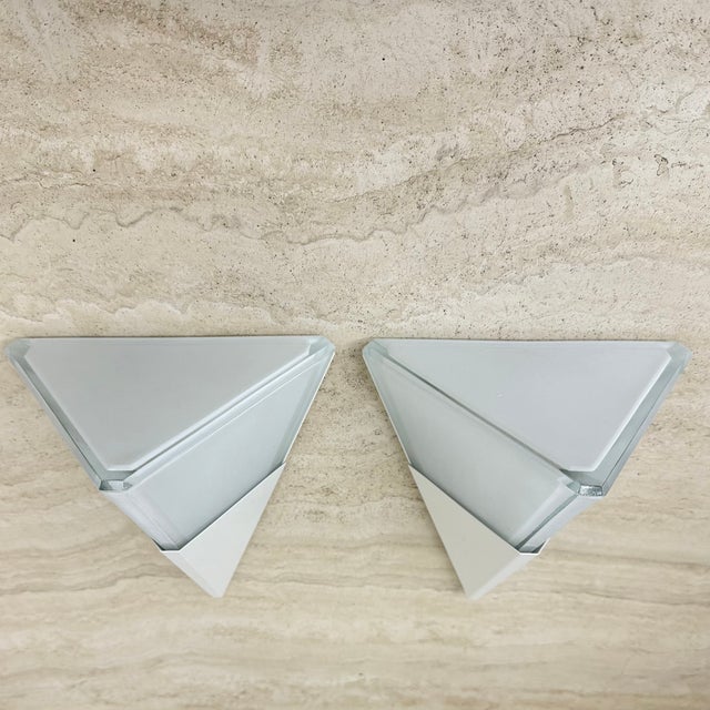 Glass Wall Sconces from Glashütte Limburg, 1970s, Set of 2 For Sale - Image 6 of 18