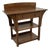 Mission 2 Drawer and Open Shelves Sideboard / Console Table - Walnut For Sale