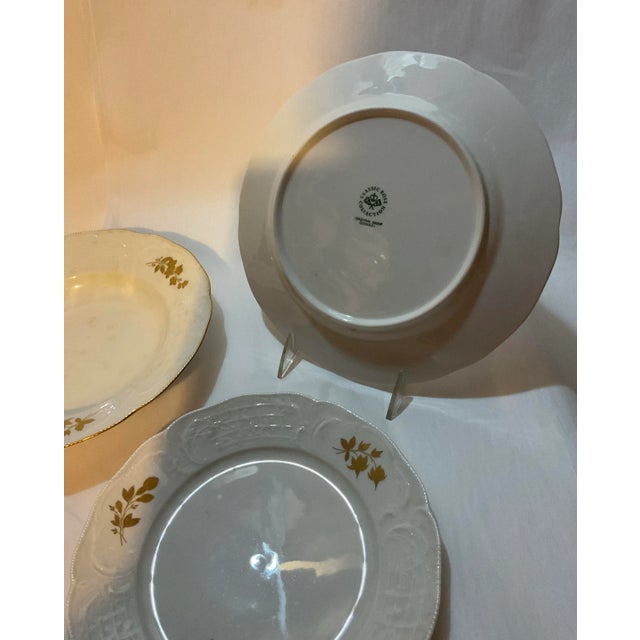 1980s 1New 980s Porcelain With Gold Roses by Rosenthal - Set of 78 Pieces 1 For Sale - Image 5 of 18