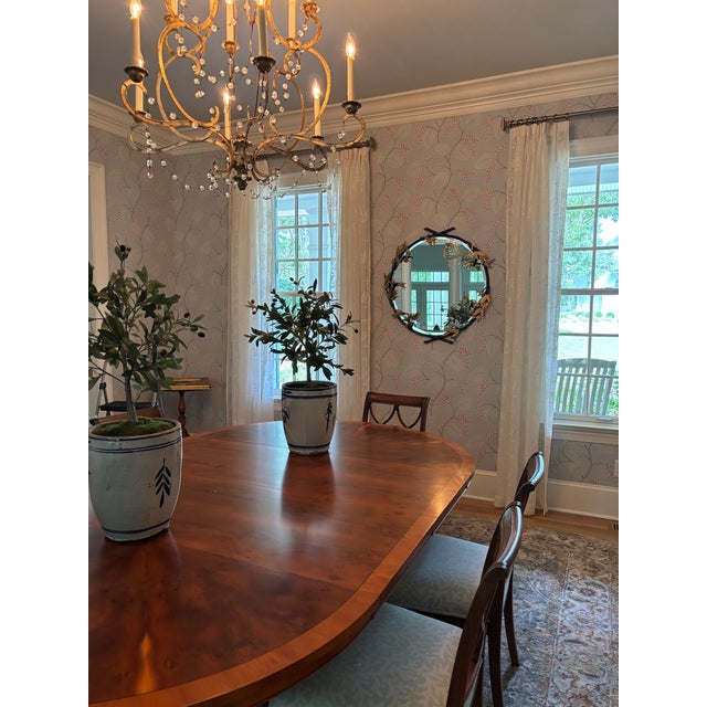 Traditional Colefax & Fowler/ Atwood Wallpaper /Old Blue-10 Double Rolls/Designer Trade Pricing For Sale - Image 3 of 6