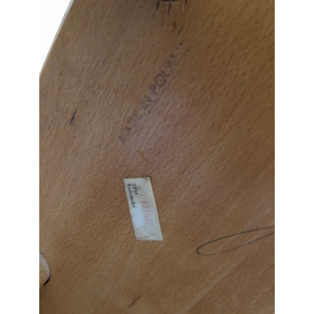 Wood 1970s Vintage Mid Century Modern Chair Made in by Poland Radomsko For Sale - Image 7 of 7