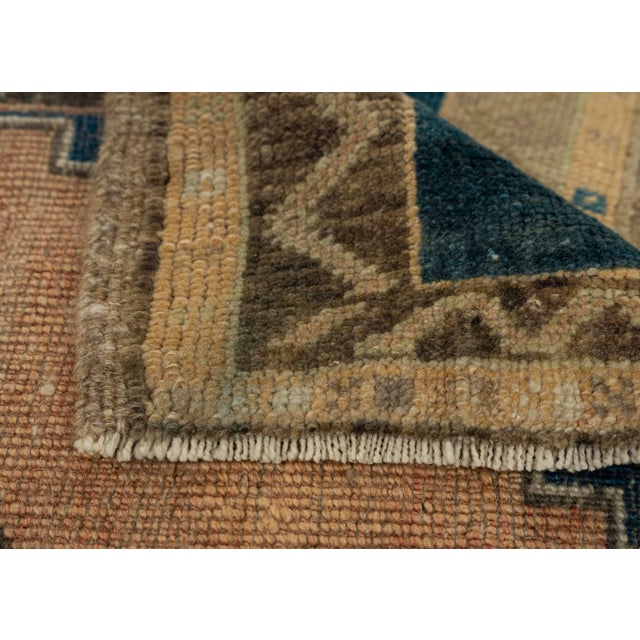Turkish Mini Rug Oriental Hand Knotted Vintage Rug 1'10" x 2'10" #21192 For Sale In Houston - Image 6 of 8