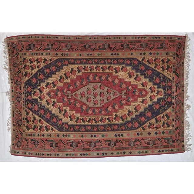 1970s Persian Kilim Rug For Sale In New York - Image 6 of 6