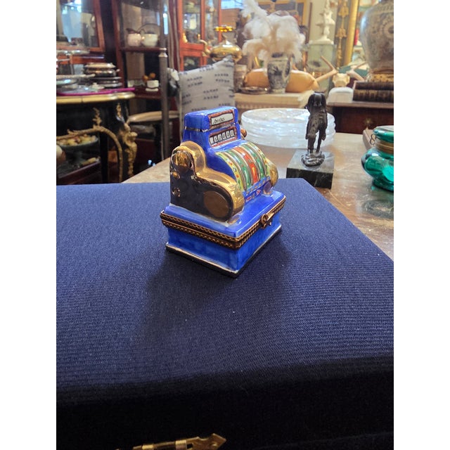 French Slot Machine Limoges Box For Sale - Image 3 of 6
