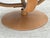 Scandinavian Swivel Armchair in Leather and Bentwood, 1980s For Sale - Image 11 of 18