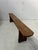 Farmhouse Table Bench in Elm For Sale - Image 3 of 12