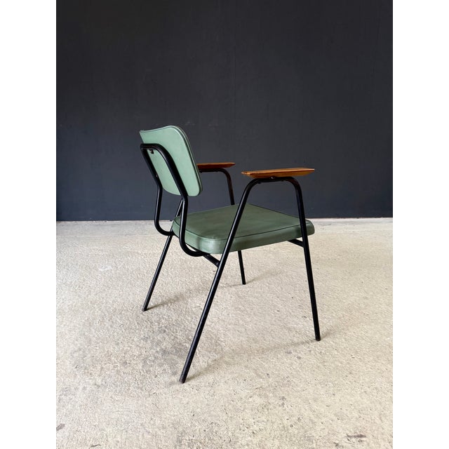 1950s Space Age M Armchair by Pierre Guariche for Meurop, 1950s For Sale - Image 5 of 17