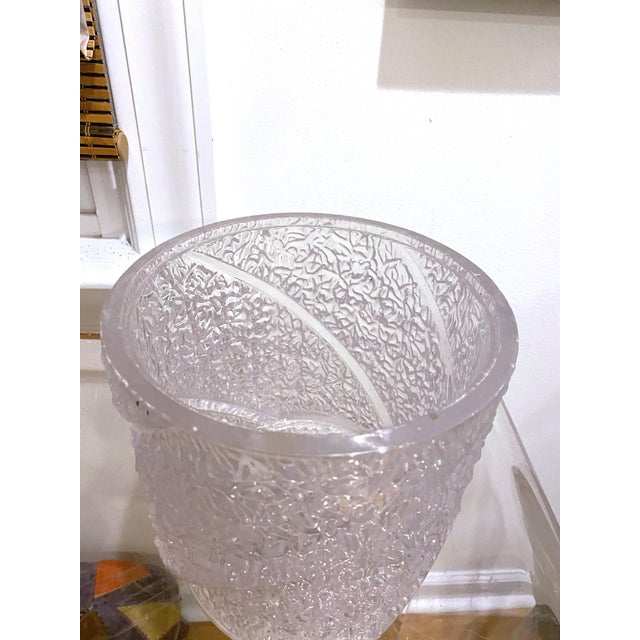 Pop Art 1970â€™s Vintage Lucite Champagne Bucket For Sale - Image 3 of 8