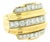 Vintage David Webb 18k Gold & Platinum Diamond Band Ring, Size 8 For Sale
