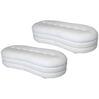 1980s Vintage Custom Biomorphic Benches- A Pair For Sale