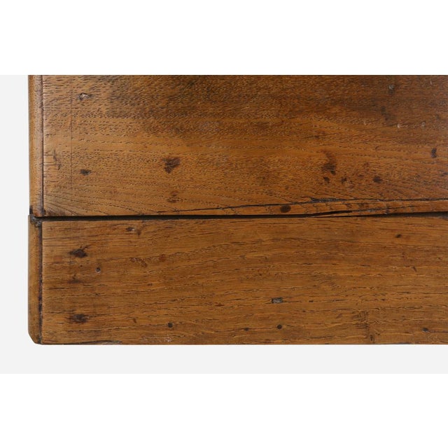 Rustic Low Church Stool in Oak, France, 1900 For Sale - Image 12 of 14