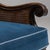 Pair of Early 20th Century British Navy Blue Edwardian Velvet Upholstered Armchairs with Cane Panels For Sale - Image 15 of 15
