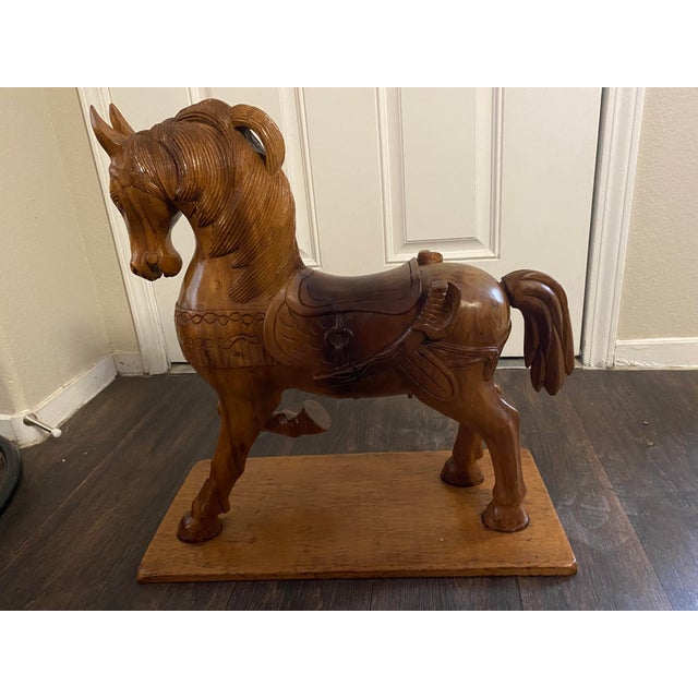 I bought this horse at an estate auction. Owner was an antique dealer. I don’t know anymore history. I was attracted to...