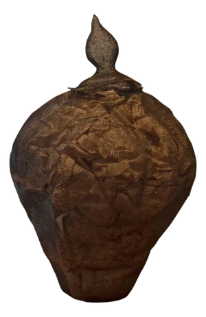 Antique Iron Mesh Container
