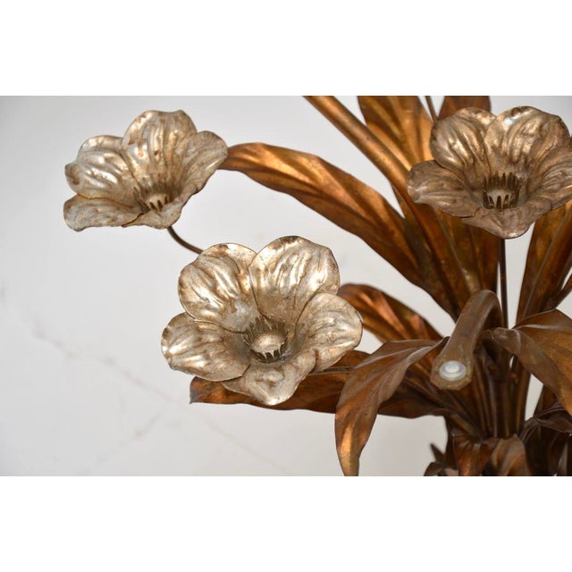 Gold Vintage Gilt Metal and Glass Coffee Table from Hans Kogl, 1960s For Sale - Image 8 of 10