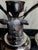 1950s Pair of Carole Stupell Stag Silverplate Hurricane Lamps For Sale - Image 9 of 13