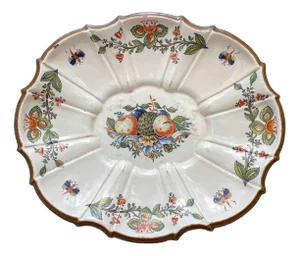 Large Majolica Plate from the Antonibon Manufacture, 1750