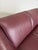 Vintage Post Modern Danish Leather 3 Seat Sofa For Sale In Tampa - Image 6 of 9
