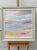 Sky Blue Serene Abstract Impressionist Seascape Landscape With Light Pinks Lilacs Blues & Yellows by Contemporary British Artist, 2022 For Sale - Image 8 of 13