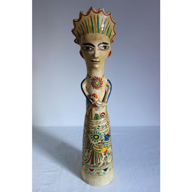 Large Traditional Tonala Ceramic Sculpture, Mexico, 1800s For Sale - Image 15 of 15