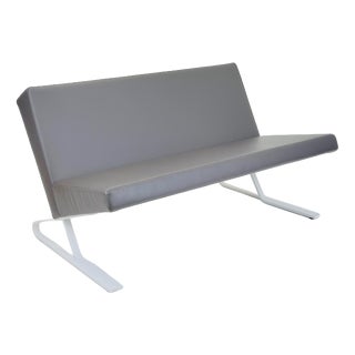 Mid-Century Satyr Compact Leather Sofa, Germany, 2000s For Sale