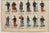 French 1880s - 1890s French Military Print - Imagerie d'Épinal #105 - Uniformes d'Infanterie For Sale - Image 3 of 3