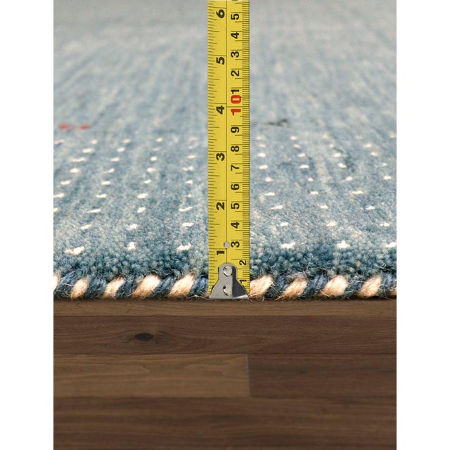 2020s Pasargad Home Gramercy L. Blue Area Rug, 8' 9'' X 11' 9'' For Sale - Image 5 of 6