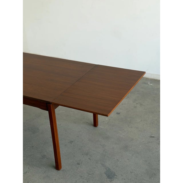 Danish Teak Extendable Dining Table For Sale - Image 4 of 10