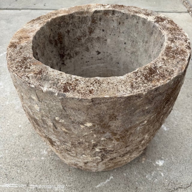 Beige Antique Limestone Trough 51226k For Sale - Image 8 of 9