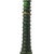 Characterized by a ridged elongated silhouette and a deep green Tamegroute glaze, this handmade ceramic candlestick is...
