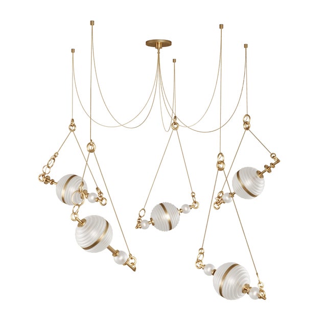 Contemporary Saturn Suspension Lamp by Creativemary For Sale - Image 3 of 16