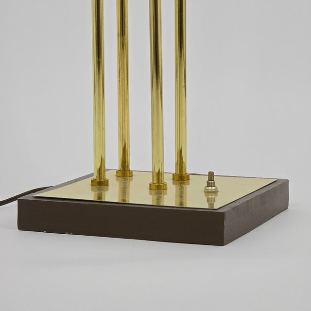 Brass Vintage Mid-Century Modern Brass Floor Lamp by Goffredo Reggiani For Sale - Image 8 of 12