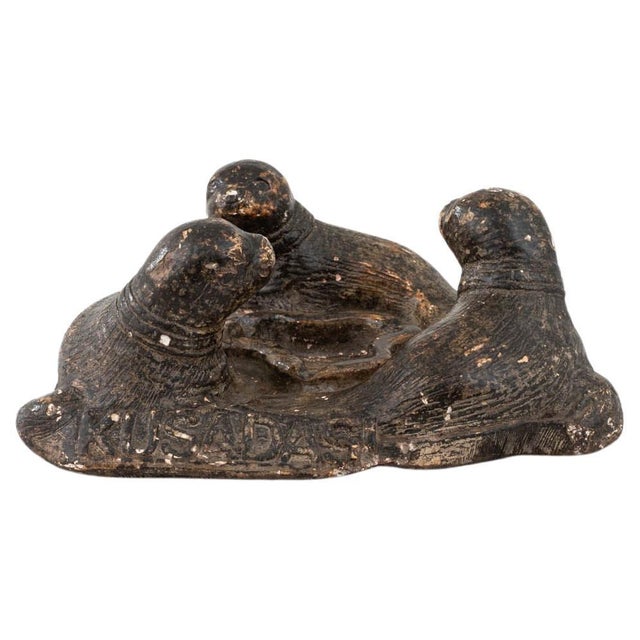 20th Century Belgian Seal Plaster Decoration For Sale - Image 15 of 18