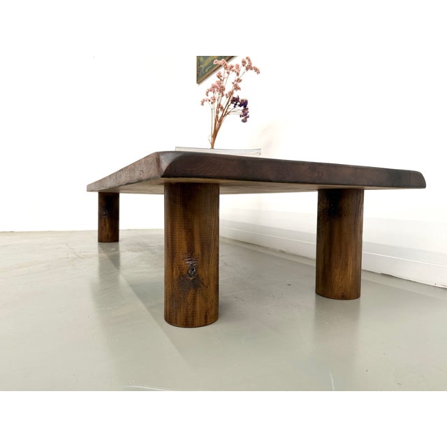 Modern Coffee Table in Elm, 1970s For Sale - Image 14 of 18