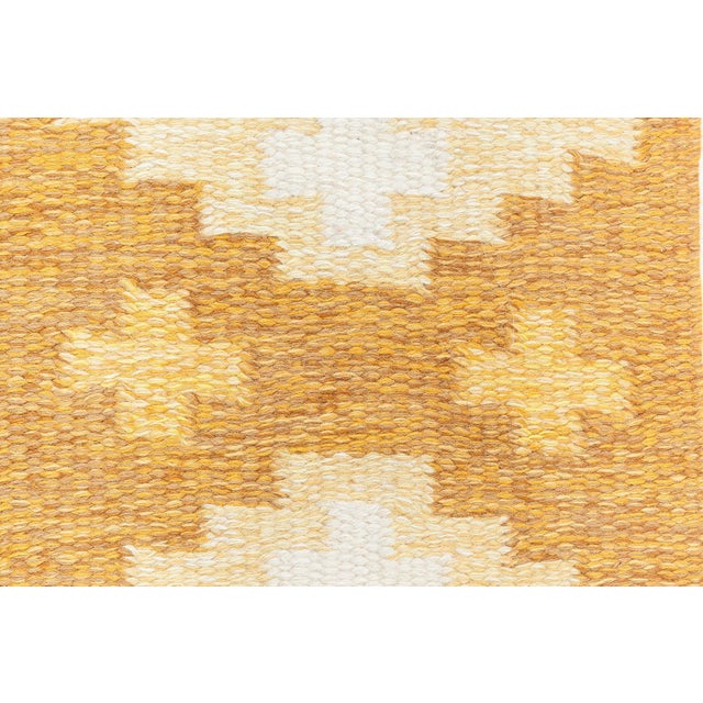 Mid 20th Century Doris Leslie Blau Swedish Flat-Weave Rug by Birgitta Söderkvist For Sale - Image 5 of 11