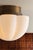Metal Hudson Valley Lighting Seabrook 11.25 in. 1 Light Flush Mount in Historic Bronze Finish For Sale - Image 7 of 11
