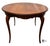 Vintage Traditional Rustic American Style Matched Grain Cherry Finish Game / Dining Table For Sale - Image 4 of 11