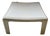 Model 4984 Square Table in Moulded White Polyurethane by Gae Aulenti for Kartell, 1970s For Sale